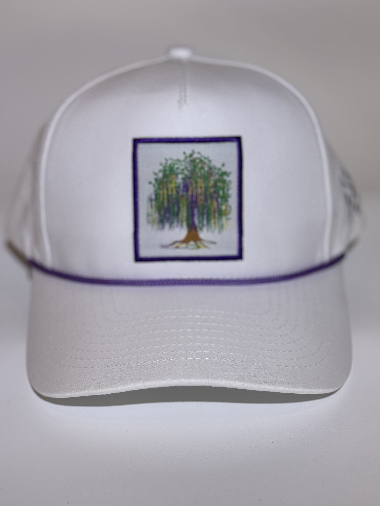 Mardi Gras- 5 panel Curved bill