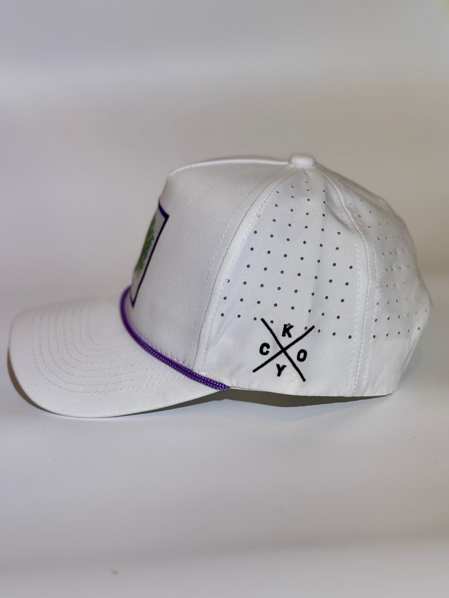 Mardi Gras- 5 panel Curved bill
